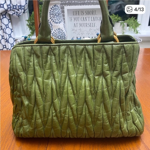 Authentic Miu Miu Matelasse by Prada - Picture 4 of 13